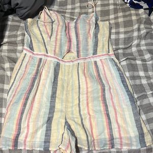 True Craft striped romper